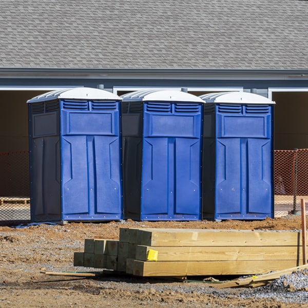 what is the cost difference between standard and deluxe portable restroom rentals in South Charleston OH